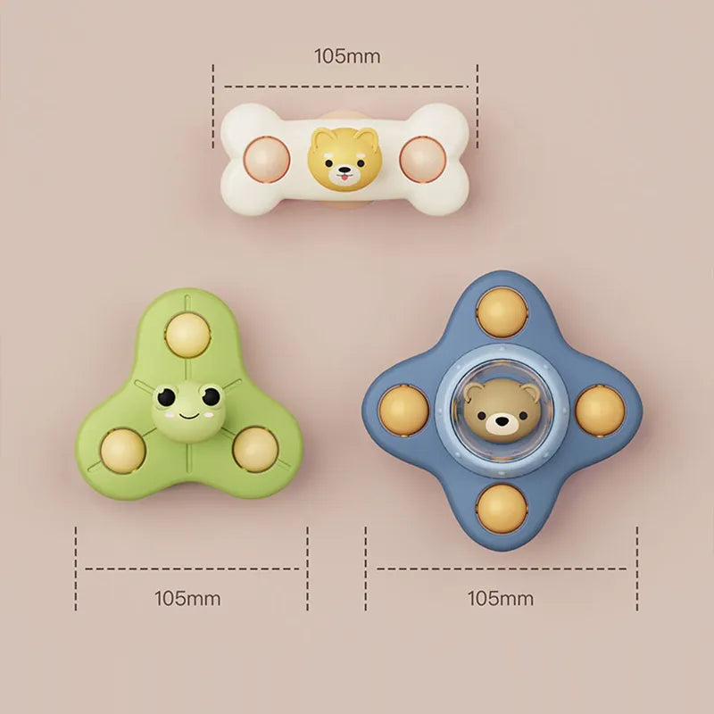 Spinner Brinquedos do bebê com ventosa